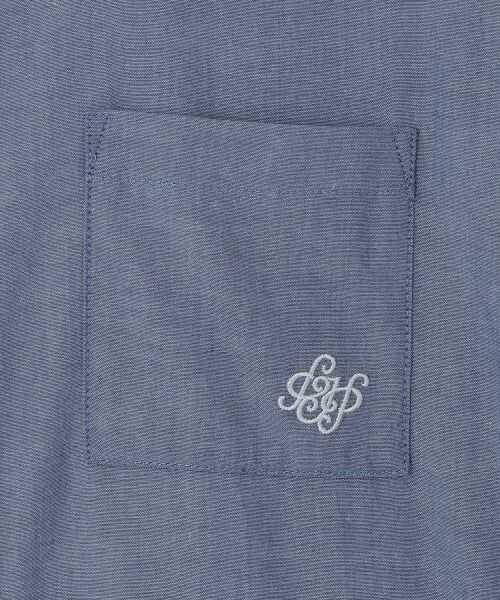 pom ponette junior / ポンポネット ジュニア ミニ丈・ひざ丈ワンピース | 【130cmあり】サイドリボンシャツワンピース | 詳細3