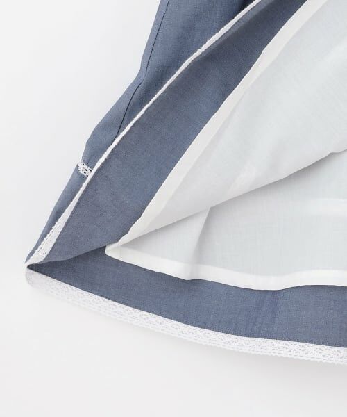 pom ponette junior / ポンポネット ジュニア ミニ丈・ひざ丈ワンピース | 【130cmあり】サイドリボンシャツワンピース | 詳細7