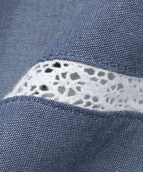 pom ponette junior / ポンポネット ジュニア ミニ丈・ひざ丈ワンピース | 【130cmあり】サイドリボンシャツワンピース | 詳細8