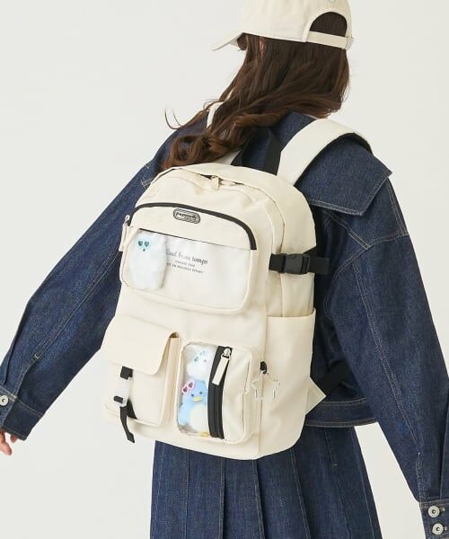 pom ponette junior / ポンポネット ジュニア リュック・バックパック | チャームつきカジュアルリュック | 詳細25