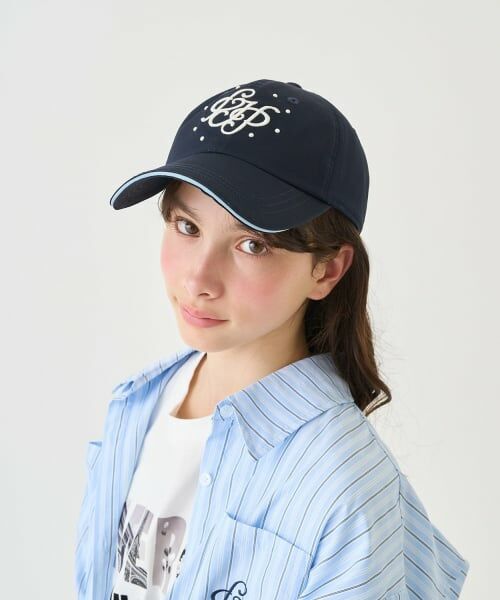 pom ponette junior / ポンポネット ジュニア キャップ | 【UV・接触冷感】3D刺しゅうパールキャップ | 詳細11