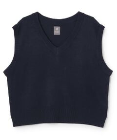 pom ponette junior / ポンポネット ジュニア カーディガン・ボレロ | 【接触冷感・抗菌防臭】Vネックニットベスト