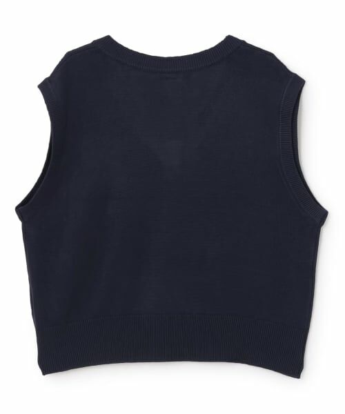 pom ponette junior / ポンポネット ジュニア ニット・セーター | 【接触冷感・抗菌防臭】Vネックニットベスト | 詳細1