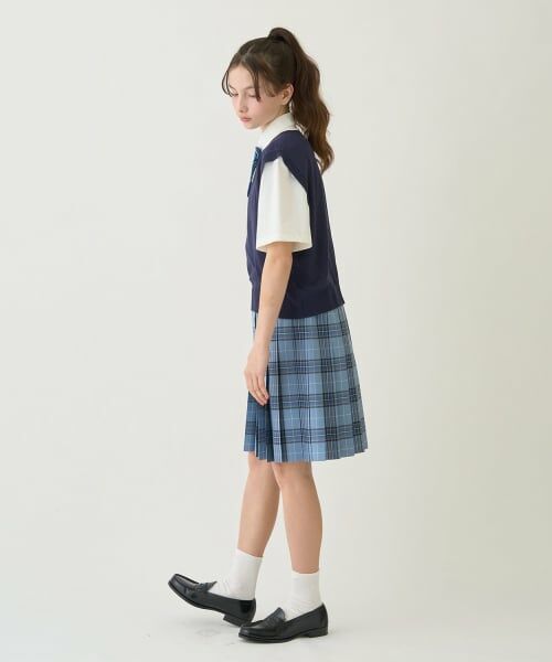 pom ponette junior / ポンポネット ジュニア カーディガン・ボレロ | 【接触冷感・抗菌防臭】Vネックニットベスト | 詳細15