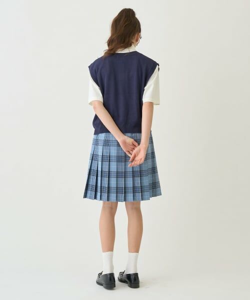 pom ponette junior / ポンポネット ジュニア カーディガン・ボレロ | 【接触冷感・抗菌防臭】Vネックニットベスト | 詳細16