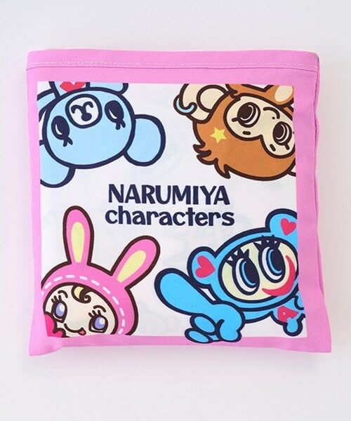 pom ponette junior / ポンポネット ジュニア トートバッグ | ナルミヤキャラクターズ エコバッグ【ベリエちゃん】【ナカムラくん】【ミントくん】【ルッキー】 | 詳細3