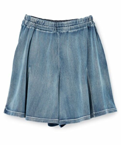 pom ponette junior / ポンポネット ジュニア ショート・ハーフ・半端丈パンツ | カットソーデニムマーメイドキュロットパンツ | 詳細1