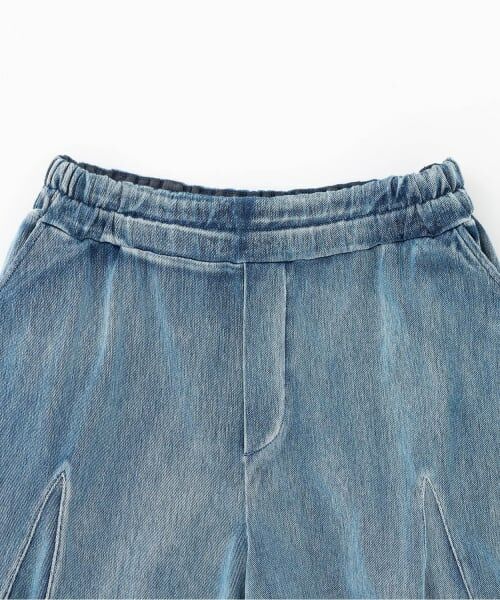 pom ponette junior / ポンポネット ジュニア ショート・ハーフ・半端丈パンツ | カットソーデニムマーメイドキュロットパンツ | 詳細2