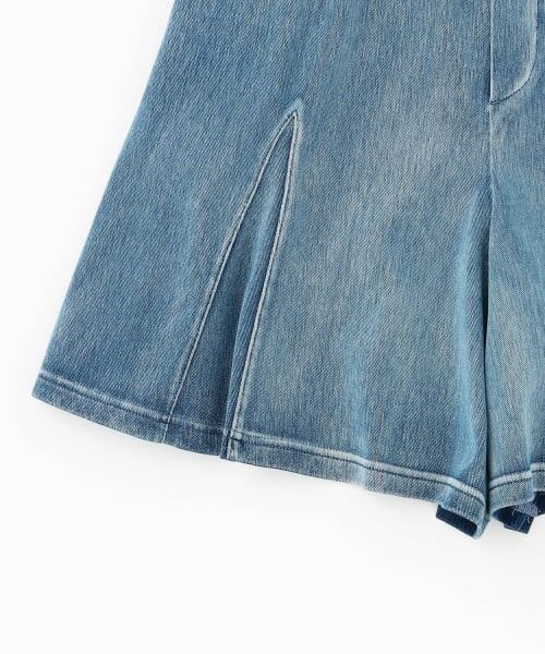 pom ponette junior / ポンポネット ジュニア ショート・ハーフ・半端丈パンツ | カットソーデニムマーメイドキュロットパンツ | 詳細5