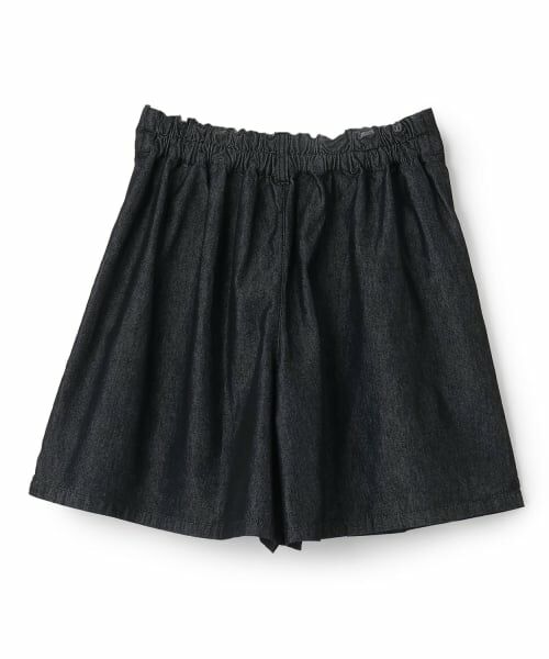 pom ponette junior / ポンポネット ジュニア ショート・ハーフ・半端丈パンツ | 【130cmあり】【接触冷感】ラップデニムキュロット | 詳細1
