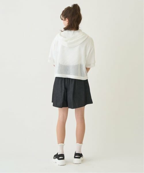 pom ponette junior / ポンポネット ジュニア ショート・ハーフ・半端丈パンツ | 【130cmあり】【接触冷感】ラップデニムキュロット | 詳細21