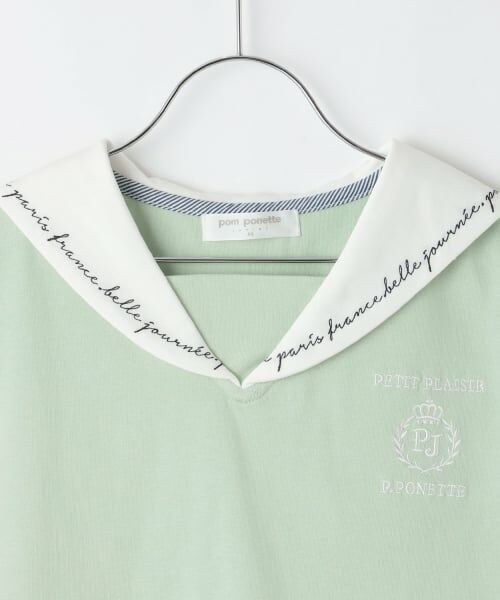 pom ponette junior / ポンポネット ジュニア Tシャツ | 【130cmあり】セーラーレイヤードトップス | 詳細2