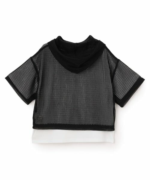 pom ponette junior / ポンポネット ジュニア パーカー | メッシュパーカ＆Tシャツセット | 詳細1