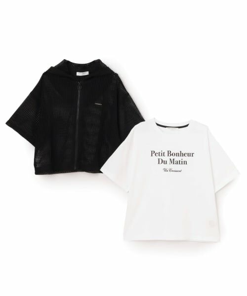 pom ponette junior / ポンポネット ジュニア パーカー | メッシュパーカ＆Tシャツセット | 詳細2