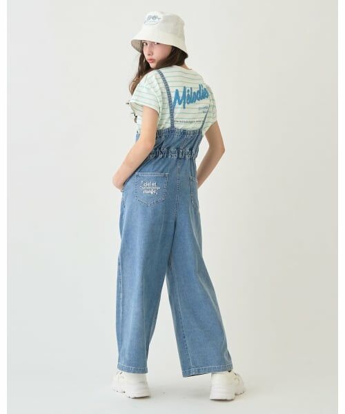 pom ponette junior / ポンポネット ジュニア Tシャツ | 【130cmあり】バックロゴボーダーTシャツ | 詳細13