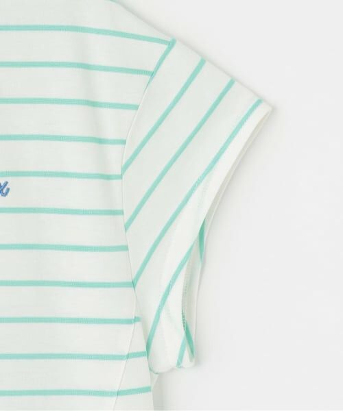 pom ponette junior / ポンポネット ジュニア Tシャツ | 【130cmあり】バックロゴボーダーTシャツ | 詳細5