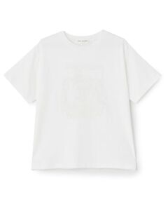 pom ponette junior / ポンポネット ジュニア Tシャツ | 【130cmあり】【接触冷感】レースモチーフ刺しゅうTシャツ