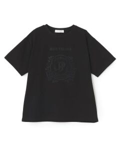 pom ponette junior / ポンポネット ジュニア Tシャツ | 【130cmあり】【接触冷感】レースモチーフ刺しゅうTシャツ