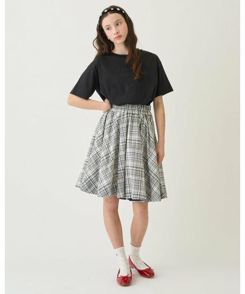 pom ponette junior / ポンポネット ジュニア Tシャツ | 【130cmあり】【接触冷感】レースモチーフ刺しゅうTシャツ | 詳細14