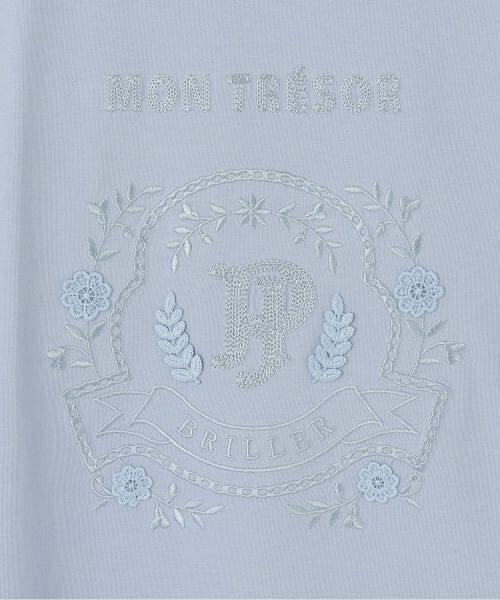 pom ponette junior / ポンポネット ジュニア Tシャツ | 【130cmあり】【接触冷感】レースモチーフ刺しゅうTシャツ | 詳細3
