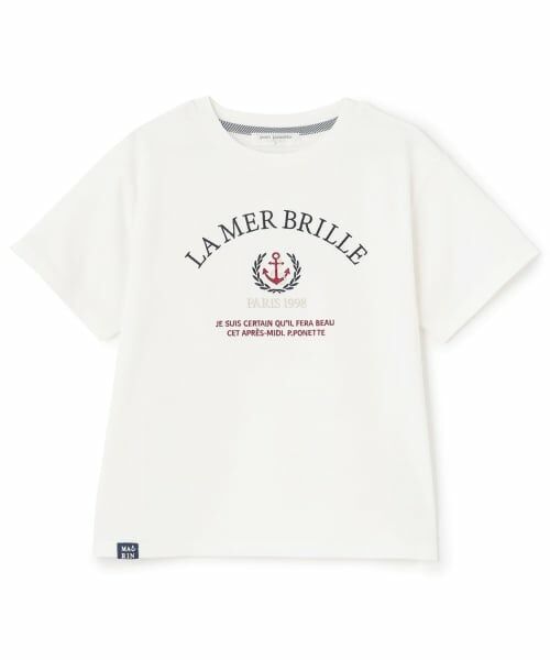 pom ponette junior / ポンポネット ジュニア Tシャツ | 【GOOD PRICE】【吸水速乾】ロゴTシャツ（白）