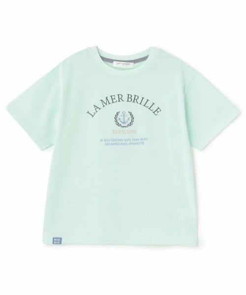 pom ponette junior / ポンポネット ジュニア Tシャツ | 【GOOD PRICE】【吸水速乾】ロゴTシャツ（エメラルド グリーン）