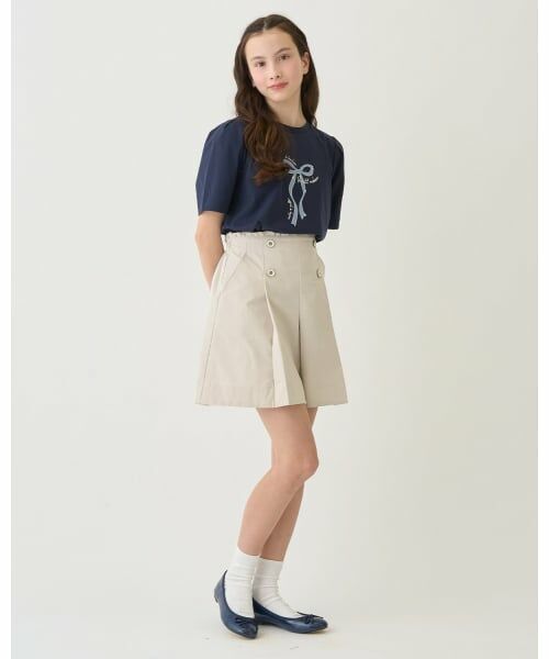 pom ponette junior / ポンポネット ジュニア Tシャツ | 【130cmあり】【GOOD PRICE】【吸水速乾】リボンTシャツ | 詳細12