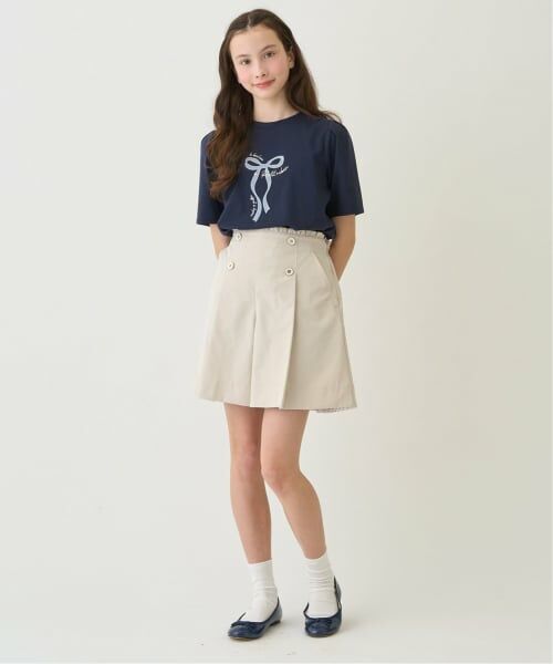 pom ponette junior / ポンポネット ジュニア Tシャツ | 【130cmあり】【GOOD PRICE】【吸水速乾】リボンTシャツ | 詳細14