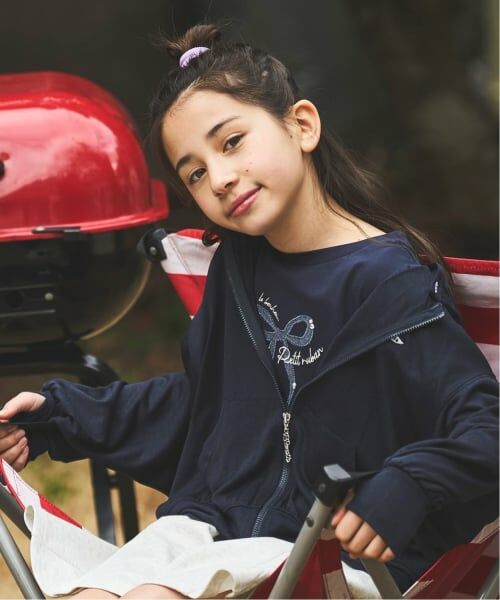 pom ponette junior / ポンポネット ジュニア パーカー | 【130cmあり】【UVカット・接触冷感】カットソージップパーカ | 詳細17