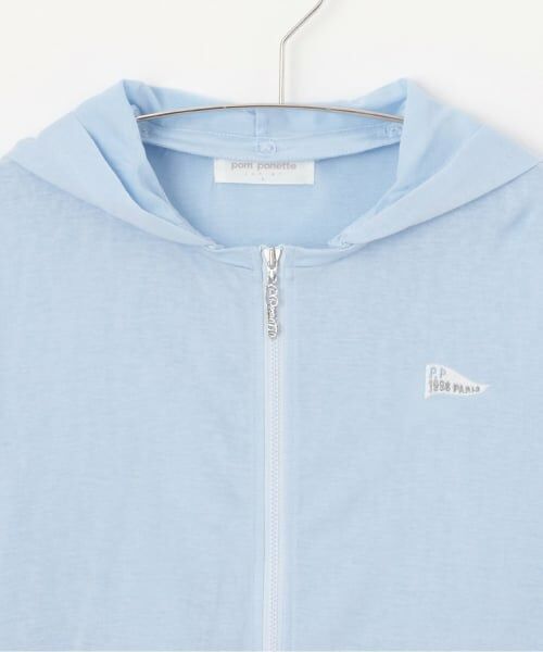 pom ponette junior / ポンポネット ジュニア パーカー | 【130cmあり】【UVカット・接触冷感】カットソージップパーカ | 詳細2