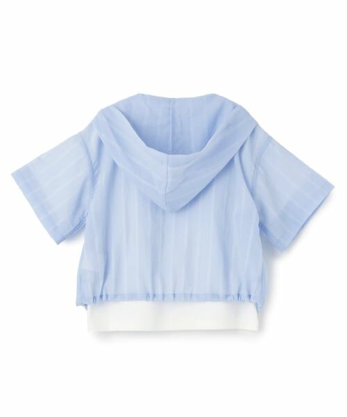 pom ponette junior / ポンポネット ジュニア パーカー | 【130cmあり】シアーシャツパーカ＆Tシャツセット | 詳細1