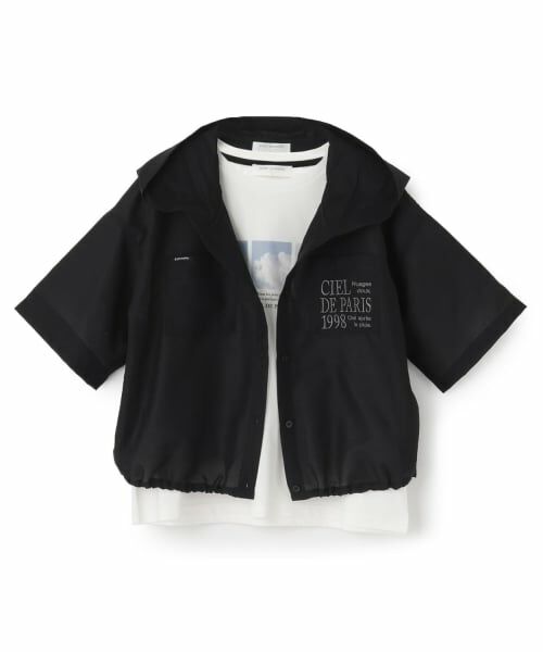 pom ponette junior / ポンポネット ジュニア パーカー | 【130cmあり】シアーシャツパーカ＆Tシャツセット | 詳細16