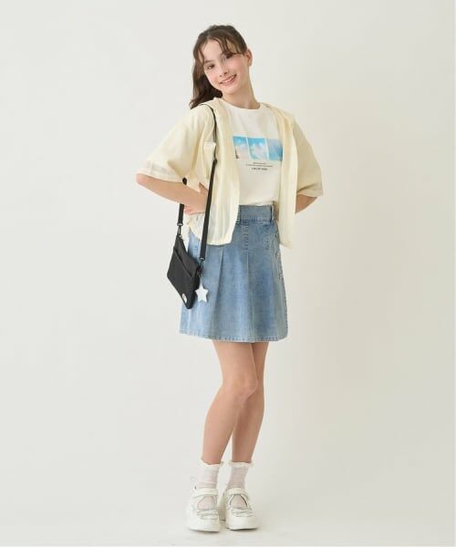 pom ponette junior / ポンポネット ジュニア パーカー | 【130cmあり】シアーシャツパーカ＆Tシャツセット | 詳細19