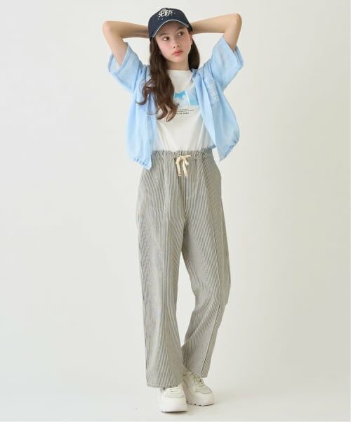 pom ponette junior / ポンポネット ジュニア パーカー | 【130cmあり】シアーシャツパーカ＆Tシャツセット | 詳細21