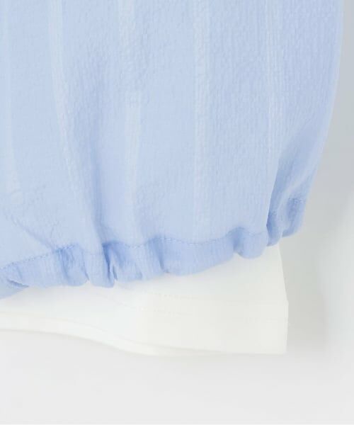 pom ponette junior / ポンポネット ジュニア パーカー | 【130cmあり】シアーシャツパーカ＆Tシャツセット | 詳細7