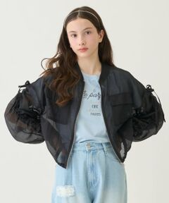 pom ponette junior / ポンポネット ジュニア ブルゾン | 【130cmあり】【UVカット】シアージップブルゾン