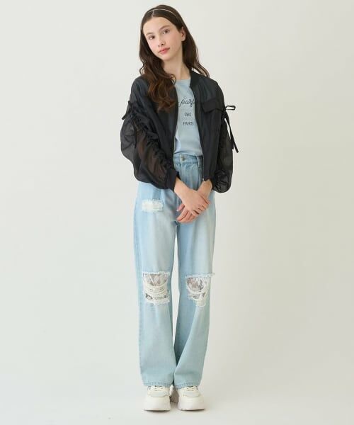 pom ponette junior / ポンポネット ジュニア ブルゾン | 【130cmあり】【UVカット】シアージップブルゾン | 詳細17