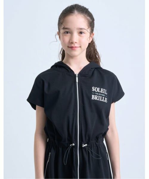 pom ponette junior / ポンポネット ジュニア ミニ丈・ひざ丈ワンピース | 【130cmあり】ジップパーカワンピース | 詳細16