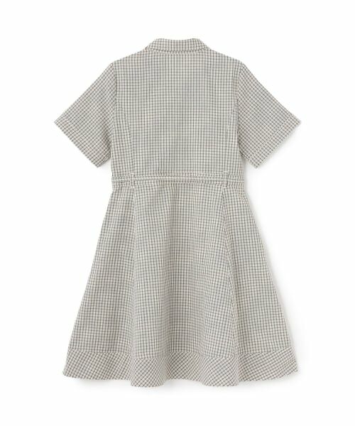 pom ponette junior / ポンポネット ジュニア ミニ丈・ひざ丈ワンピース | シャーリングワンピース | 詳細1