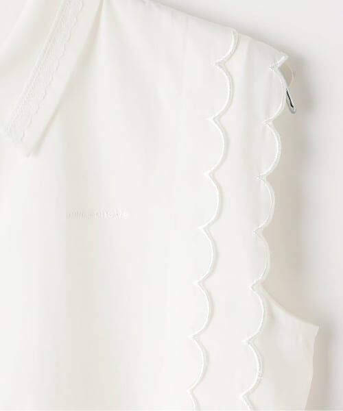 pom ponette junior / ポンポネット ジュニア その他トップス | 【機能素材】UV/遮熱/接触冷感/スカラップブラウスセットアップ | 詳細5