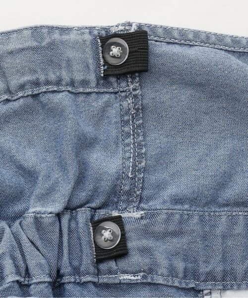 pom ponette junior / ポンポネット ジュニア サロペット・オールインワン | 【130cmあり】【接触冷感】デニムサロペット | 詳細3