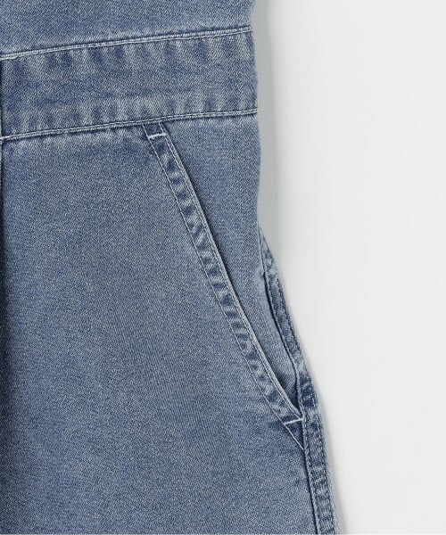 pom ponette junior / ポンポネット ジュニア サロペット・オールインワン | 【130cmあり】【接触冷感】デニムサロペット | 詳細5