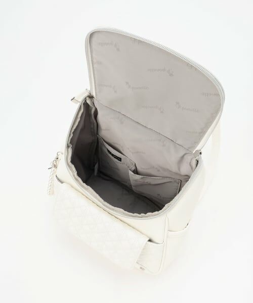 pom ponette junior / ポンポネット ジュニア リュック・バックパック | キルトデザインバケツ型リュック | 詳細11