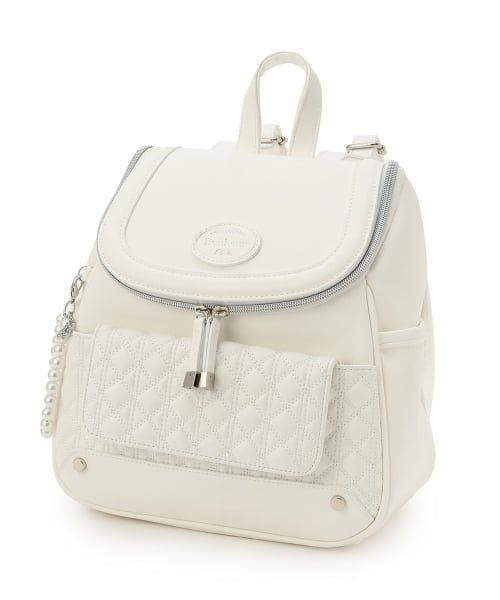 pom ponette junior / ポンポネット ジュニア リュック・バックパック | キルトデザインバケツ型リュック | 詳細14