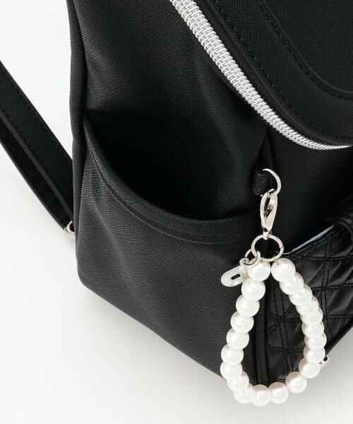 pom ponette junior / ポンポネット ジュニア リュック・バックパック | キルトデザインバケツ型リュック | 詳細4