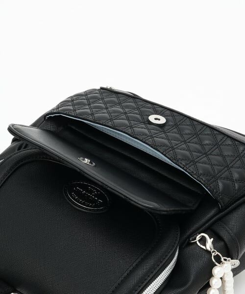 pom ponette junior / ポンポネット ジュニア リュック・バックパック | キルトデザインバケツ型リュック | 詳細6