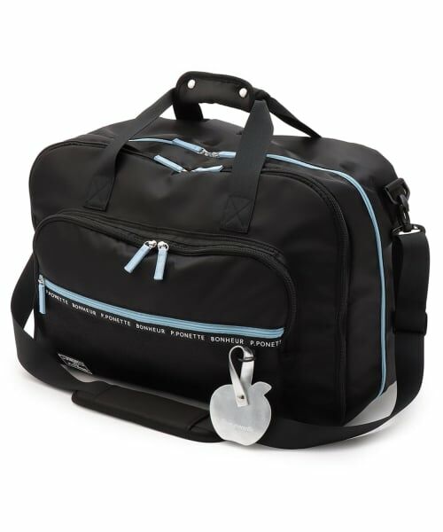 pom ponette junior / ポンポネット ジュニア ボストンバッグ | 【撥水】3WAYボストンバッグ（黒）