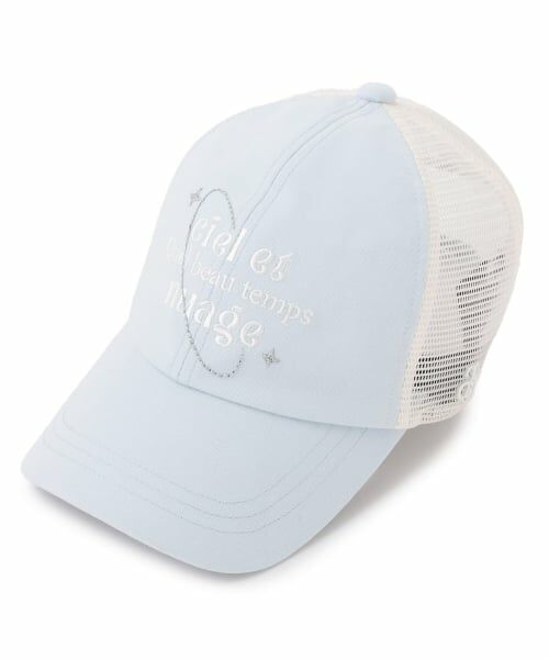 pom ponette junior / ポンポネット ジュニア キャップ | 【UV・接触冷感】グラフィック刺しゅうメッシュキャップ | 詳細11