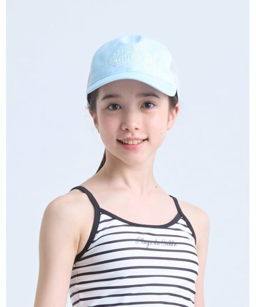 pom ponette junior / ポンポネット ジュニア キャップ | 【UV・接触冷感】グラフィック刺しゅうメッシュキャップ | 詳細15