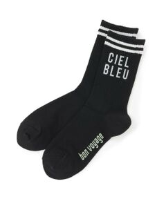 pom ponette junior / ポンポネット ジュニア ソックス | ライン入りリブクルーソックス